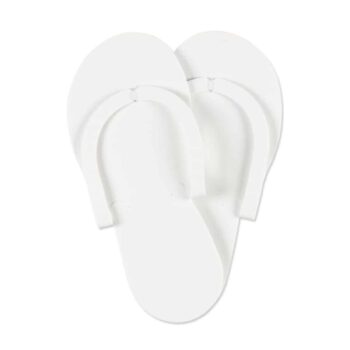 White Pedicure Slippers