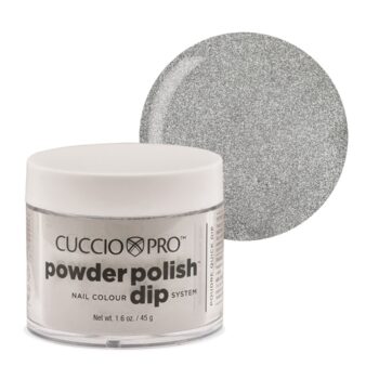 Powder Polish Dip System - Silver w/Silver Mica Dipping Powder 45g (1.6oz)