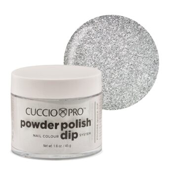 Powder Polish Dip System - Sliver Glitter Dipping Powder 45g (1.6oz)