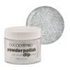 Powder Polish Dip System - Platinum Silver Glitter Dipping Powder 45g (1.6oz)