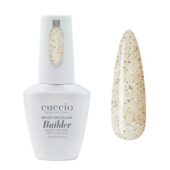 Cuccio Pro Brush On Colour Builder Gel with Calcium – Gold Dust | LED/UV