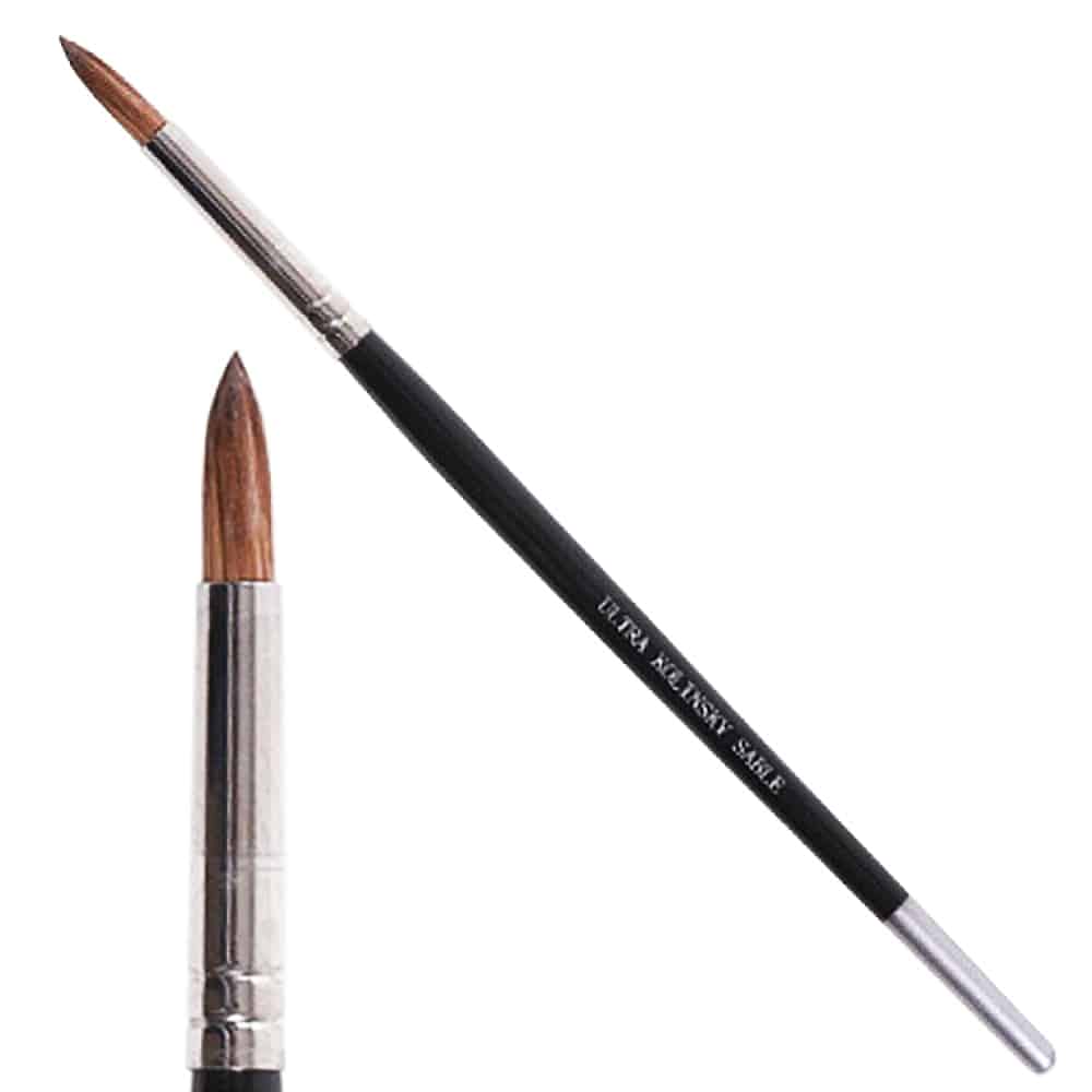 Ultra Kolinsky Pure Sable Brush - Size 8 - Image 2
