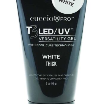 T3 LED/UV Controlled Levelling Thick Viscosity Gel - White Tube 2oz