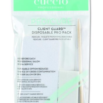 Pedicure Client Guard Disposable Pro Pack (birchwood stick, nail file, heel buffer & nail buffer - NEW