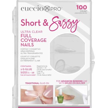 Cuccio Pro Short & Sassy Full Cover Tips 100ct