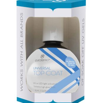 Universal Soak off UV Gel Top Coat 75ml (2.5oz)