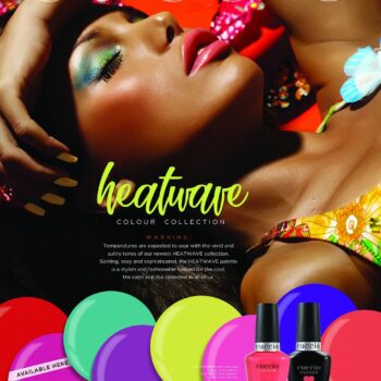 Cuccio Colour A3 Salon Promotional Poster - Heatwave