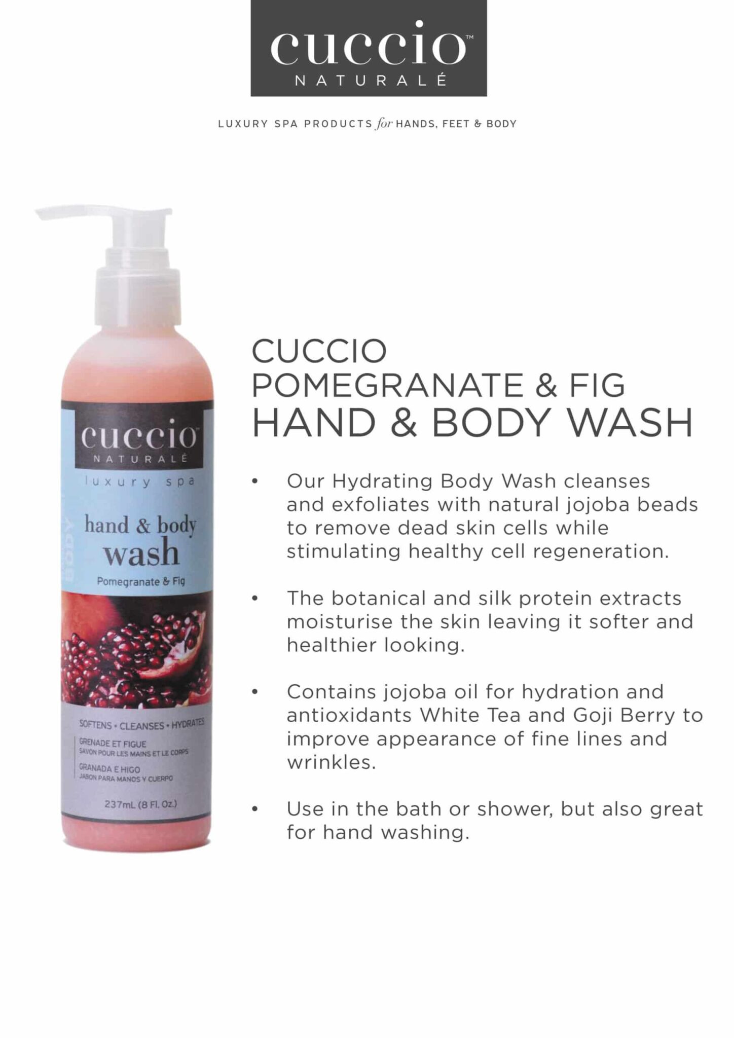 Pomegranate & Fig Body Wash 237ml (8oz) - Image 2