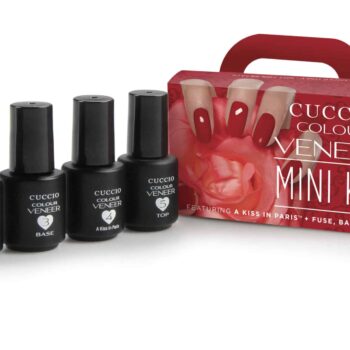 Veneer - A Kiss in Paris Mini Sample Kit (Fuse, Base, Kiss in Paris Colour, Top) in 3.5ml sizes