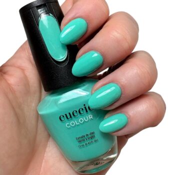 Sea Me Go - Aqua Blue Professional Nail Lacquer - Cuccio Colour Nail Polish 13ml