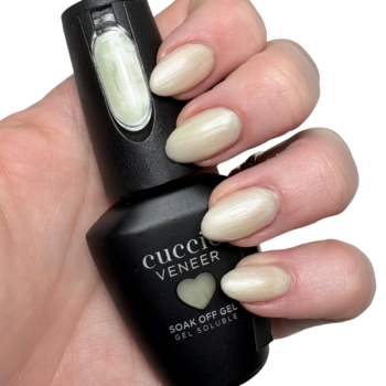 Summer N Shine - Pearlescent Light Sage Green Professional Veneer - Cuccio Colour - 13ml