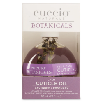 Cuccio Naturale Lavender and Rosemary Cuticle Revitalising Oil 62ml dropper bottle for nail hydration